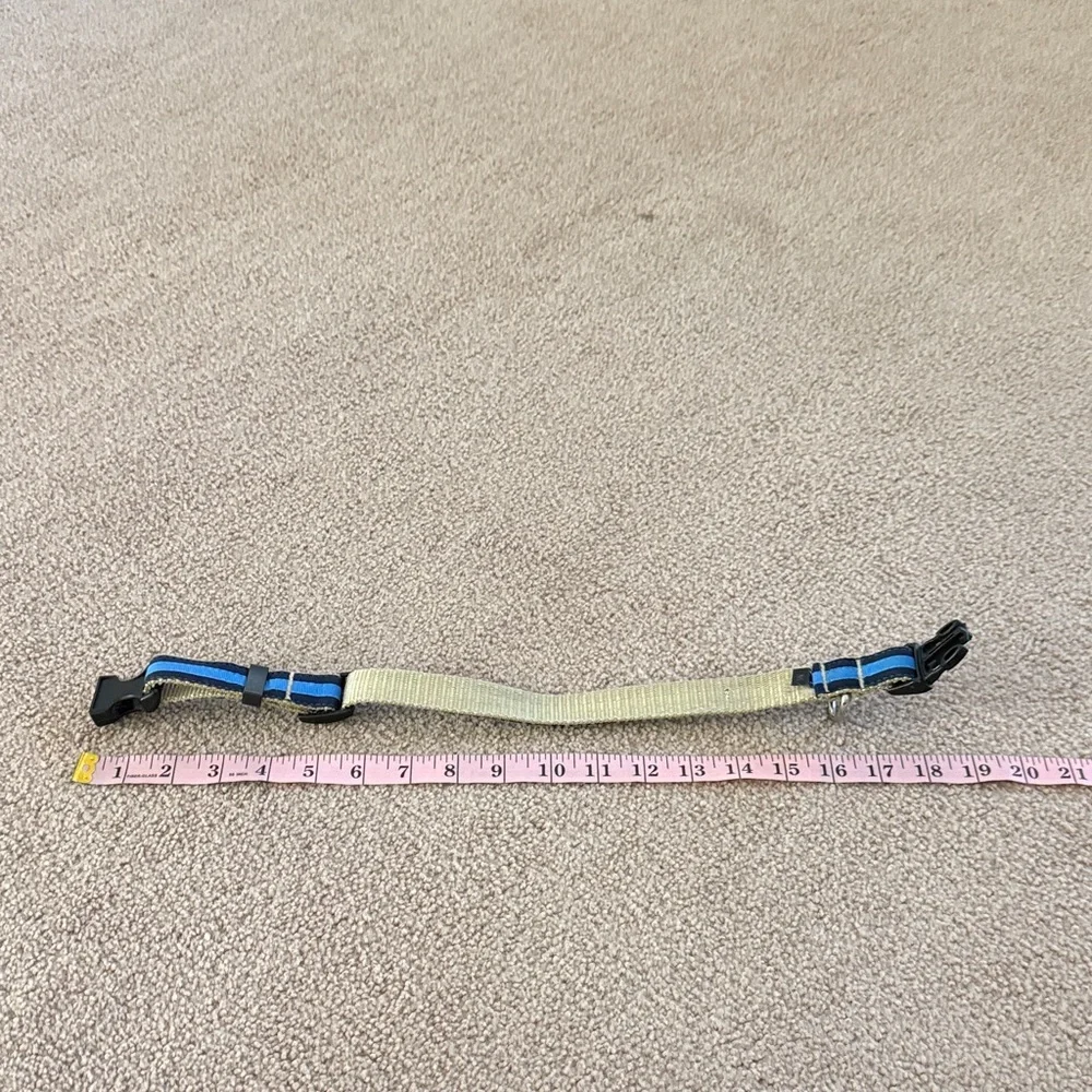 Two-Tone Blue Adjustable Dog Collar